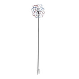 Outdoor Metal Wind Spinners LED Light Solar Powered Windmill for Yard Garden Lawns Decoration V1294-YM0715-3111210461011