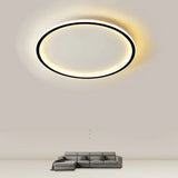 Round Ceiling Light Thin Flat Modern Flush Mount Lighting Fixture for Bedroom 100265V Warm Light V1294-YM0901-3119240077612