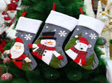Christmas Stockings for Family Kids Santa Snowman Bear Large Stockings Christmas Decorations for V1366-AZ2-W-13263