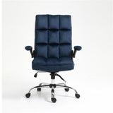 Velvet Home Ergonomic Swivel Adjustable Tilt Angle and Flip-up Arms Office Chair V226-SW1601BL