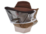 Beekeeper Cowboy Hat Tightening Design Breathable Mesh Beekeeping Veil Hat for Beekeepers Fishermen V1294-YM0523-3111220084311