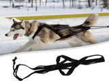 Dog Pulling Harness, Reflective X-Back Mushing Harness, Adjustable Weight Dog Sled Harness for V1370-AZ4-12425