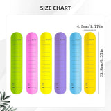 6-Piece Erasable Memo Bracelet Set, 6 Colors Wrist Notepad, 1 Set, Memo Bracelets, Bulk Set, Party V1366-AZ2-W-19773
