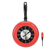 Frying Pan Wall Clock Aluminum Kitchen Pot Decorative Hanging Clocks for Dining Room Bars V1294-YM0523-3115220013511