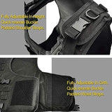 Tactical Vest, Adjustable Plate Carrier for Army, Police, Black V1237-ZY-203-4479
