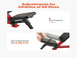 Incline Chest Fly and Rear Delt Fly Machine, 450 LBS Chest Machine, Adjustable Fitness Chest Bench V952-XBTJJXTZYTJSOY411V0