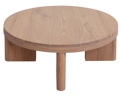 Apollo Round Solid Mindi Timber Coffe Table V199-CT090APNI