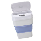 17.5L Trash Can Touchless Motion Sensor Plastic Foldable Smart Garbage Can with Lid for Kitchen V1294-YM0901-3117250005811