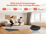Rug Pad 2.74 x 3.66 m, Non-slip Carpet Area Pad, Rug Mat Padding with Dual Surface Felt Cushion & V952-TPRDTD912FT01HD03001V0
