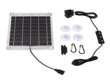 Solar Water Pump Kit 20W Submersible for Fountain Pond Bird Bath Irrigation Adjustable Water Volume V1294-YM0706-3111230186411