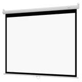 Manual Projector Screen, 1829 mm 43 4K 1080 HD Retractable Pull Down Projector Screen, Wall Mounted V952-BGSTYPMBGSSDBNL19001V0