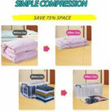4 Pack XL Vacuum Storage Bags for Clothes Quilts and Bedding, 120 x 100cm V1237-ZY-528-078