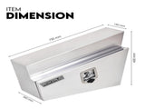 Under Tray Tool Box Underbody Pair Set 750mm Aluminium V379-UTRYFLTL7SET05