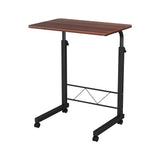 Artiss Laptop Desk Table Adjustable 60CM Dark Wood LA-DESK-60-DW