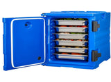 Insulated Food Pan Carrier, 90L Hot Box for Catering, Food Box Carrier with Double Buckles, Front V952-SPBWXLSLLDPE2ZZ3JV0
