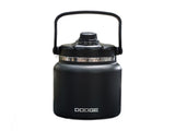 Black 3L Large Capacity Insulated Water Jug - SUS304 Stainless Steel - Double Wall Vacuum Flask with V888-ELOSUNG56630