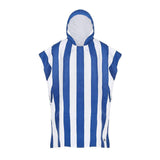 Dock & Bay Adult Poncho Hooded Towel Cabana Collection Whitsunday Blue S DB-PONCHA-CAB-SM-NAVY