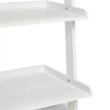 Sarantino Aster 5-Tier Ladder Shelf - White LDS-107-17-WH