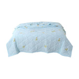 Green Lightweight Comforter Full Size 59x79 Inch - Soft Washed Summer Quilt for Bed - Breathable All V1366-AZ2-W-27080