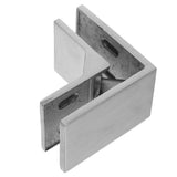Glass Panel Clamp, Plated Silver, 304 Stainless Steel, for Home, Quick DIY Installation V1369-AZ3-W-19222