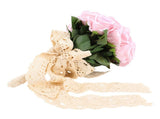 Artificial Wedding Bouquet Fade Proof Minimalist Realistic Silk Roses Bridal Bouquet for Prop V1294-YM0901-3115250086311