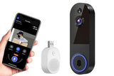 Smart Video Doorbell Camera Wireless Outdoor Doorbell Camera-Black V1263-JX-7397