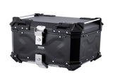 Motorcycle Top Case, Universal Aluminum Alloy Motorbike Tail Box with Leather Lining, 45L Waterproof V952-MTCJSDXHS45LZ7FXBV0