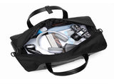 Men's Black Waterproof Multi-Functional Travel Duffel Bag - Foldable Short Trip Gym Bag with Shoe V888-ELOSUNG15019