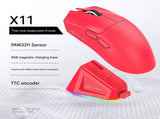 High-Performance Tri-Mode Wireless Gaming Mouse - 22000 DPI, Rechargeable, with RGB Charging V888-ELOSUNG35679