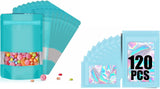 120pcs Mylar Bags for Food Storage120pcs Holographic Packaging Bags V1258-DP02-C-714