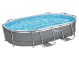 Bestway Swimming Pools 305cm x 200cm x 84cm Steel Above Ground Backyard Pool Set BW-POOL-OV-305-5613Z