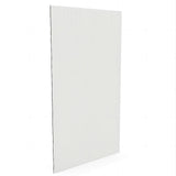 80cm Reeded Glass Shower Screen with Gold Wall Channel and Round Pole V63-919551