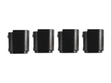 Heated Towel Rail Warmer Rack Wall Mounted Black HW0184-BK