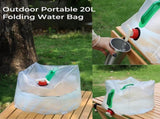 2 Pack Foldable Water Kettle with Tap Portable Food Grade BPA Free for Camping Hiking Emergency Use V1258-DP02-BOL-62