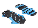 Lawn Aerator Shoes Garden Scarifier Shoes Soil Aeration Spike Shoes for Patio Yard Grassland Blue V1294-YM0718-3111220248511