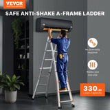 VEVOR Telescoping Ladder A Frame 16.7 FT Extension Multi-Function for Homework V952-DGNAZXYST51MOO11FV0
