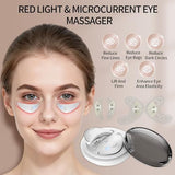 Red Light Microcurrent Eye Massager for Under-Eye Care On-the-Go V1107-CS-EGWTPM2