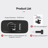 Universal Magnetic Backpack Mounting Bracket - Quick Release PRL-49274060DBT
