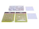 110PCS Wood Burning Tip Set Brass Alphabet Number Stencils Wood Burning Embossing Carving DIY Crafts V1294-YM0901-3114240106111