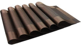 Placemats - Heat-resistant, non-slip placemats - Easy-to-wipe and clean woven placemats - Suitable V1188-MS101-01097-1