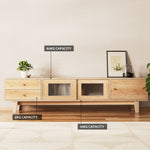 Artiss TV Cabinet Entertainment Unit Stand Storage Drawer 180CM FURNI-Q-CT02-TV180-WD-AB