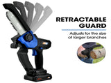 POWERBLADE SW6 20V Cordless Mini Chainsaw Kit, Electric Tree Pruner with Battery & Fast Charger V219-CHNHCSPBCS2A