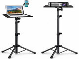 Adjustable Projector Stand with 360&deg Phone Holder, 57125cm Folding Tripod Floor Stand for Laptop, V1181-HI009