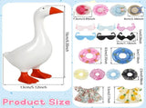 Desk Goose Key Holder, Lovely Goose Ornament, Fine Resin Craft Production, Playful Household Decor V1369-AZ3-W-12271