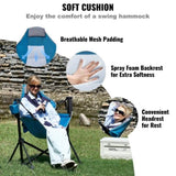 VEVOR Camping Chair Hammock Chair 136 kg Load Capacity Hammock Folding Chair V952-PTTYLSYBTYDC4GBBSV0