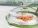Microwave Splatter Cover, Cover with Water Guidance,Splash-Proof Food Cover Large V1192-AZ-W-12163