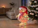 Christabelle 61cm Animated Skiing Snowman Christmas Light Up Display LED Outdoor Indoor Xmas Ya 112_SHE202
