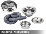 Handmade Sink Non-magnetic Stainless Steel Kitchen Sink Hand Made 1 Compartment 44.4 x 41.9 x 25.4 V952-60X60X80DCBXGSC01V0