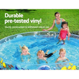 Bestway Kids Pool 244x46cm Round Above Ground Rigid Swimming Pools Undersea 2074L BW-POOL-KID-55031