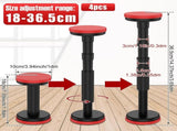 4PCS Adjustable Telescoping Rod Pole, Cabinet Jack Rods up to 440 lbs V1366-AZ2-W-02354